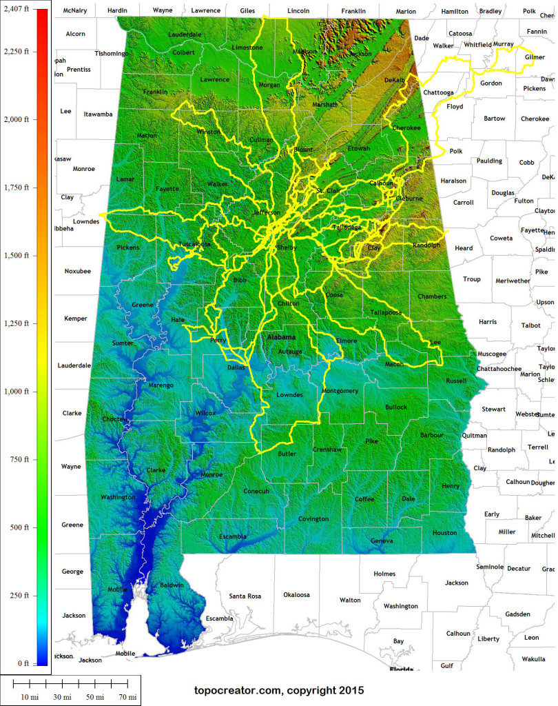 27 rides of 300km (186 miles) or longer from 2015. Note that the primary difference is the lack of a solid mass in the Birmingham area where all my shorter rides stay. Click to enlarge.